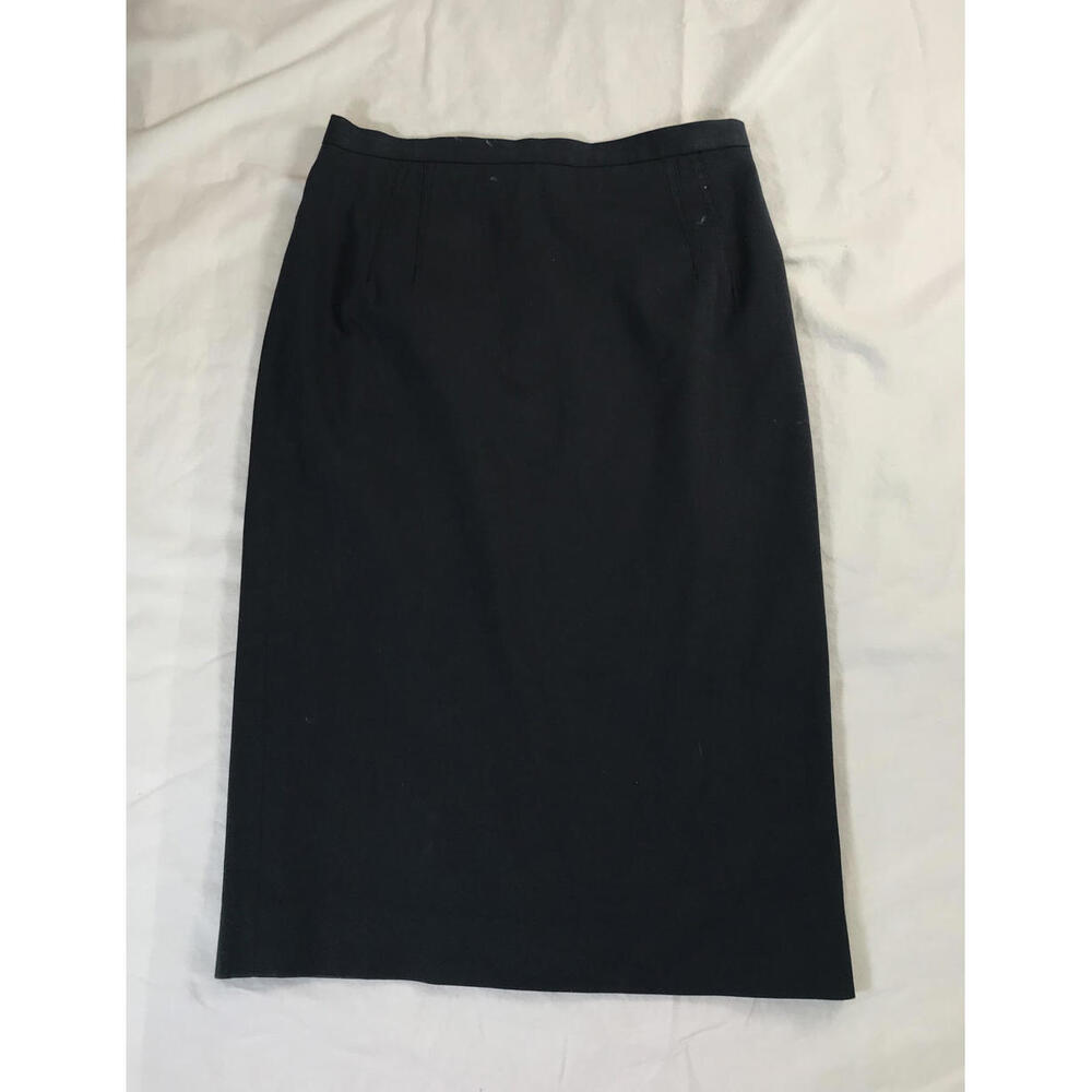 Dolce & Gabbana Black Cotton Pencil Skirt size 42